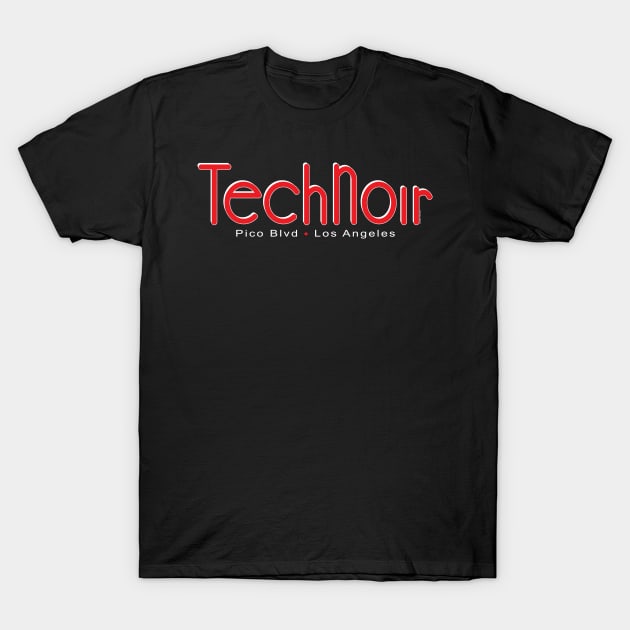 Tech Noir Club T-Shirt by Illustratorator